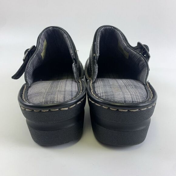 Eastland Mae Mule Black Leather Buckle Slip On Clog Comfort Round Toe Womens 11 - Picture 5 of 13